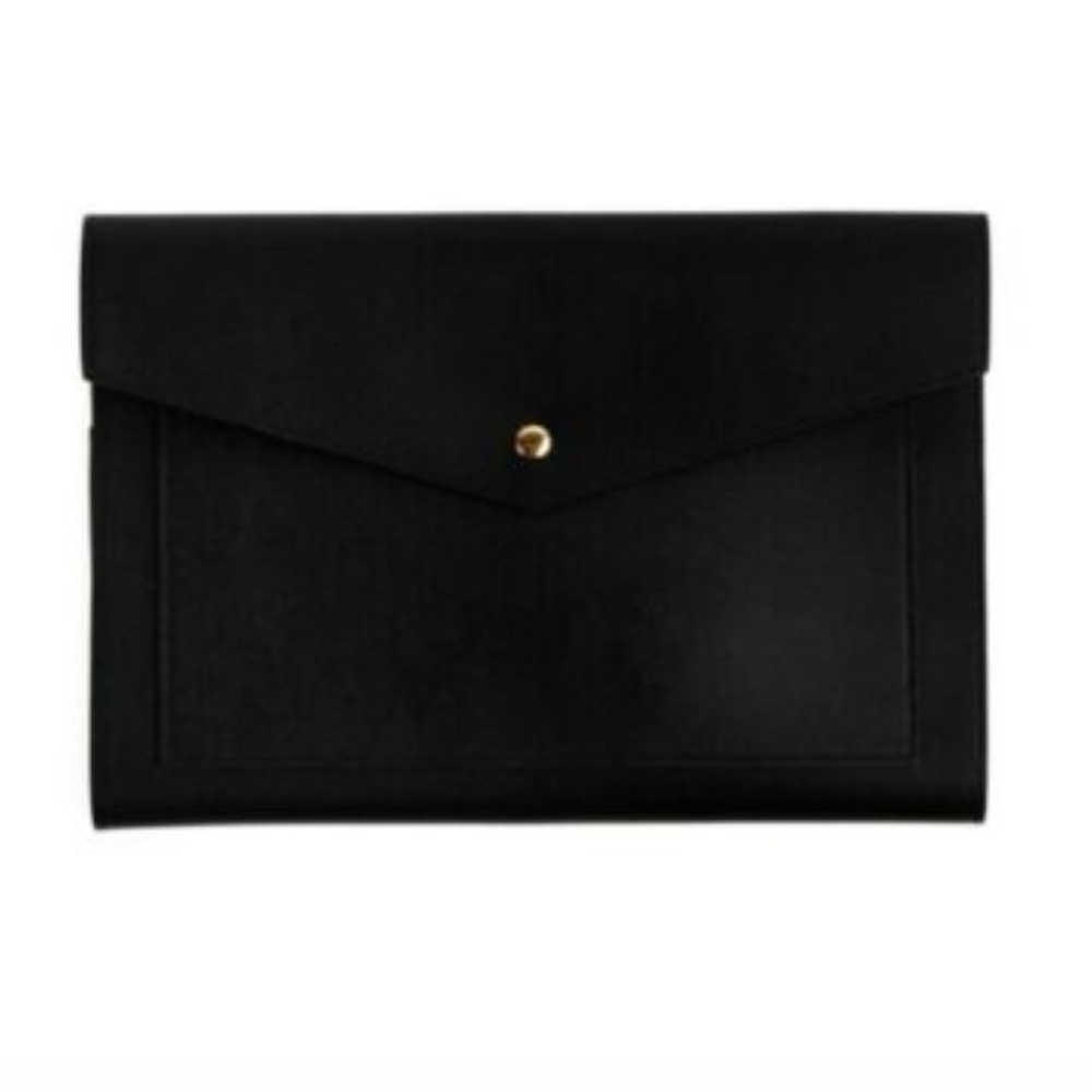 Glass Ladder & Co. Megan Portfolio Clutch - Black